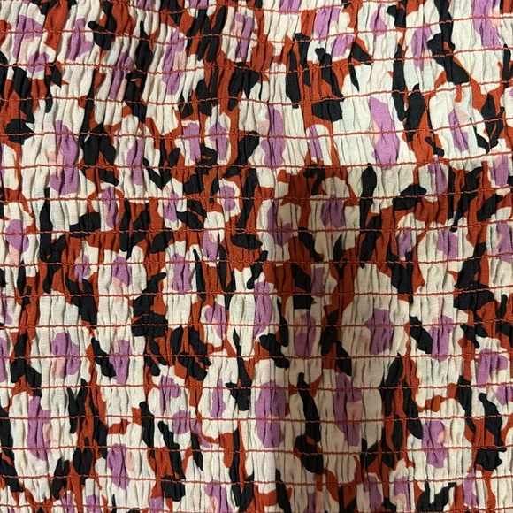 📌 NWOT Anthropologie  Maeve Smocked Blouse - Picture 5 of 6